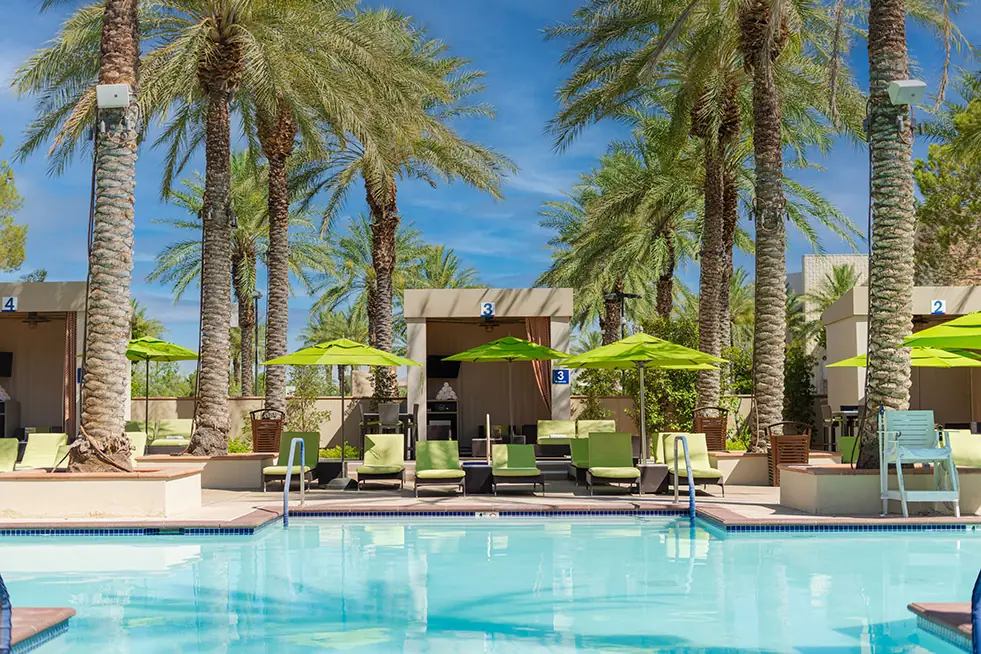 Aliante outdoor pool and loungers