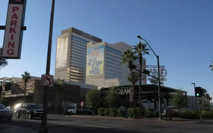 Downtown Grand hotel tower in downtown Las Vegas