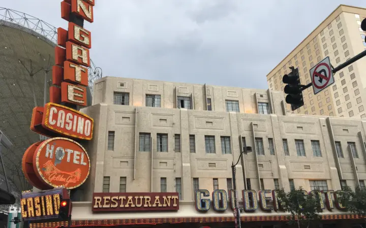 Golden Gate Hotel & Casino building and vertical sign