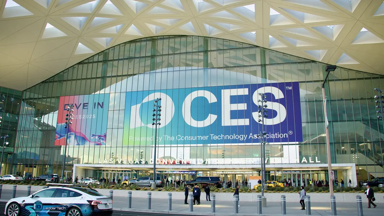 The West Hall of the Las Vegas Convention Center during CES 2025