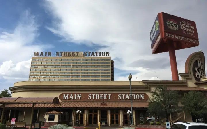 Main Street Station Hotel and Casino in downtown Las Vegas