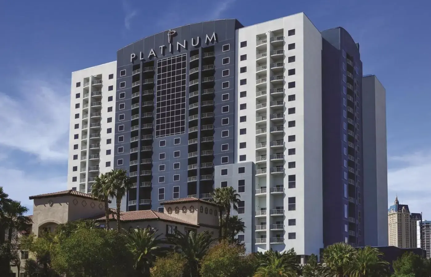 The Platinum Hotel tower on East Flamingo Road