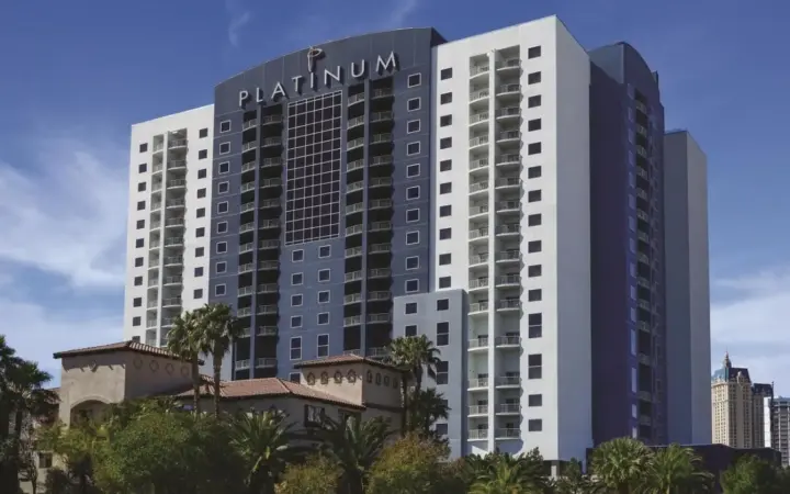 The Platinum Hotel tower on East Flamingo Road