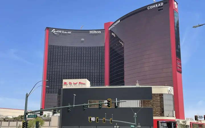 Resorts World Las Vegas towers on the north Strip