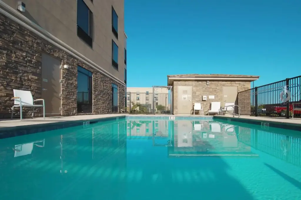 Outdoor pool at SpringHill Suites Las Vegas North Speedway