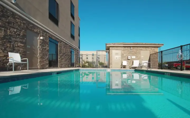 Outdoor pool at SpringHill Suites Las Vegas North Speedway
