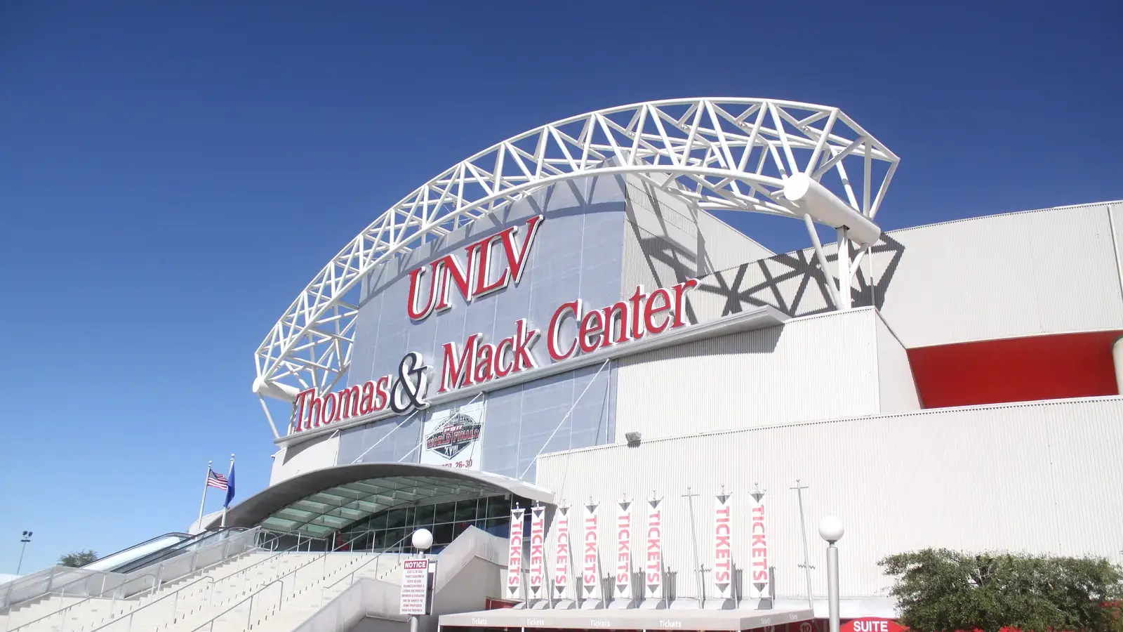 The Thomas & Mack Center at UNLV, home of the National Finals Rodeo