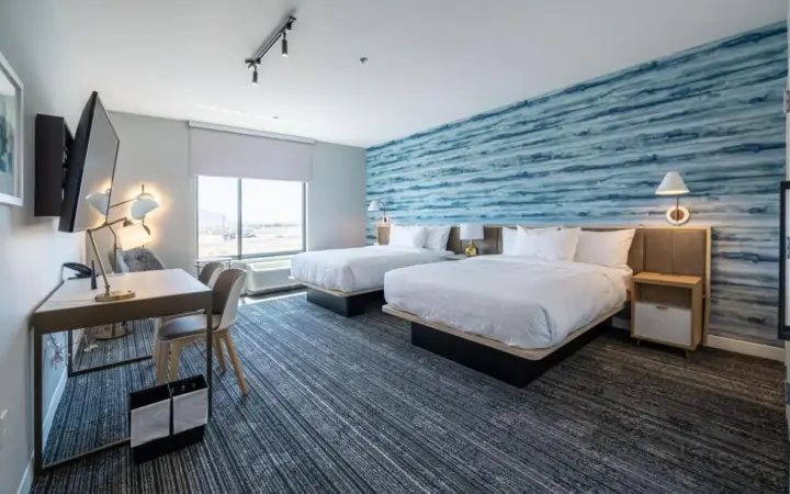 Example bedroom at TownePlace Suites Las Vegas North I-15