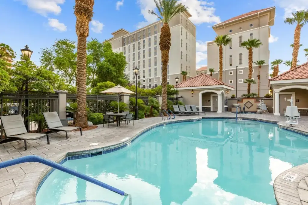 Outdoor pool at Club Wyndham Grand Desert