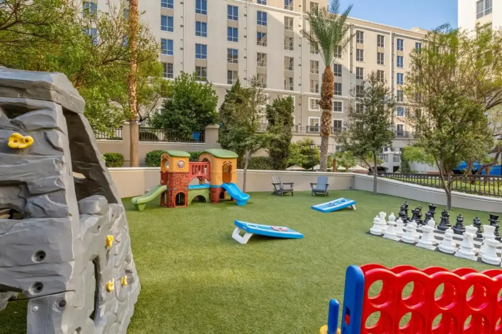 Outdoor play area at Club Wyndham Grand Desert
